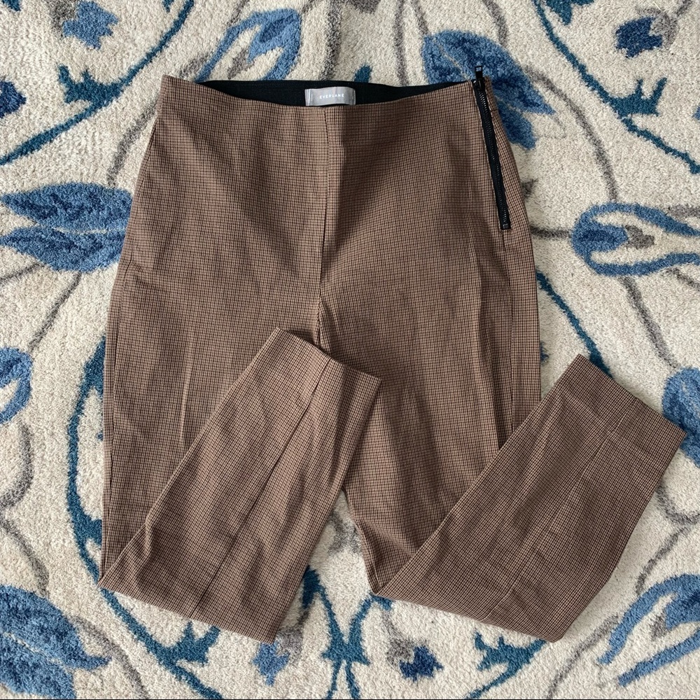 Everlane side zip cotton crop pant